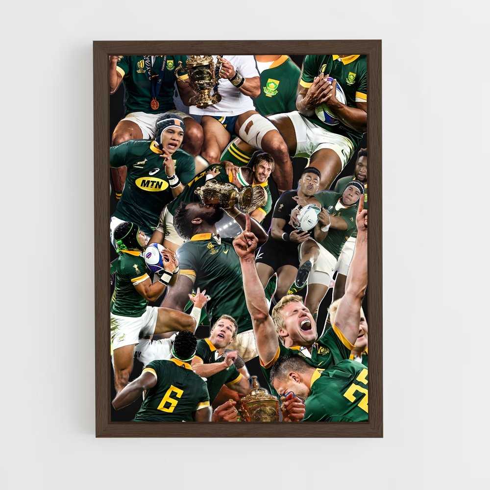 Poster La Fierté des Springboks – affiche Rugby (vue 5)